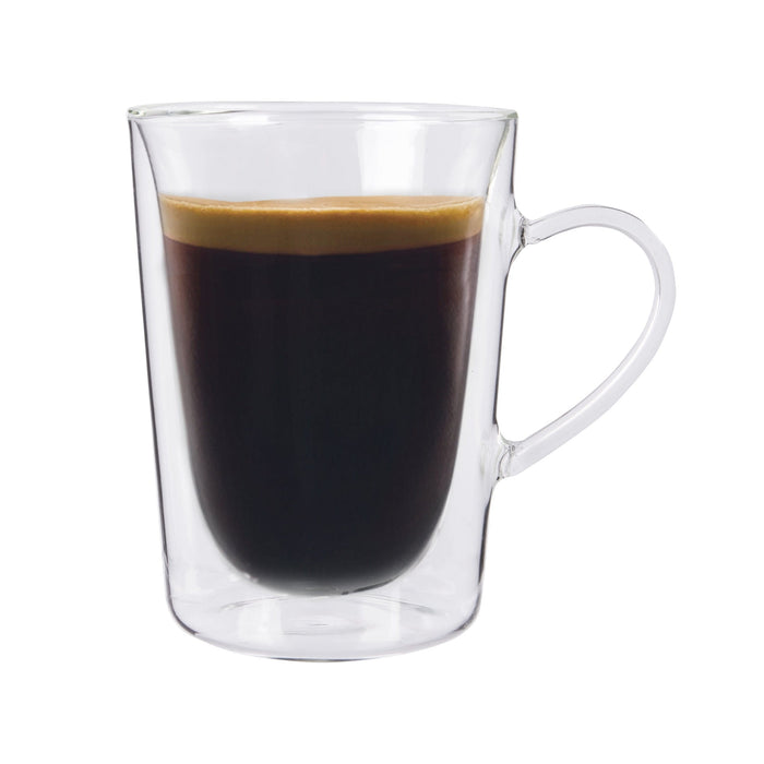 285ml Double Walled Coffee Glasses - Pack of Two