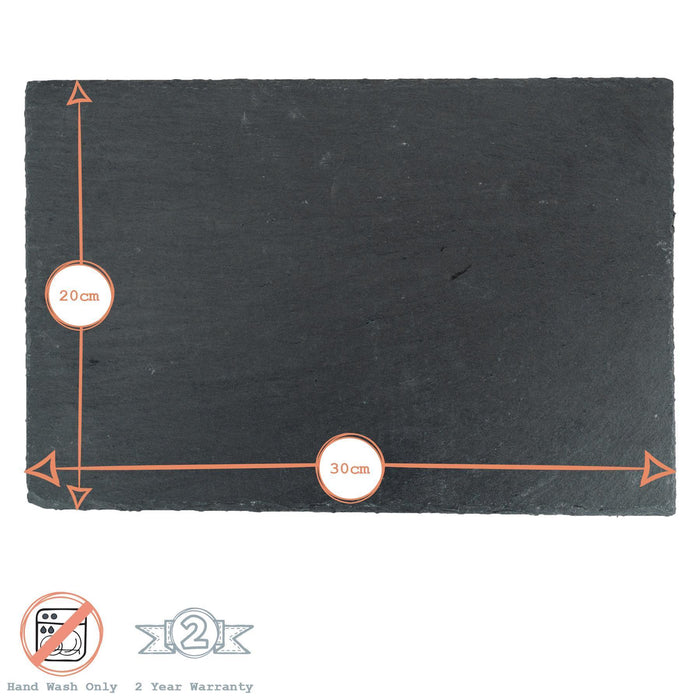 2pc Wooden Table Easel & Slate Board Set