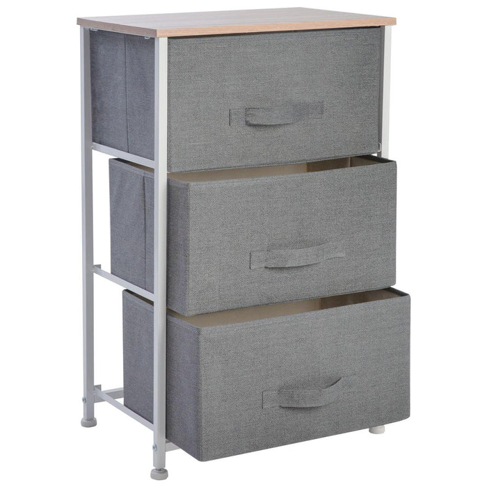 3 Drawer Foldable Storage Chest 17.75"x12"x29"