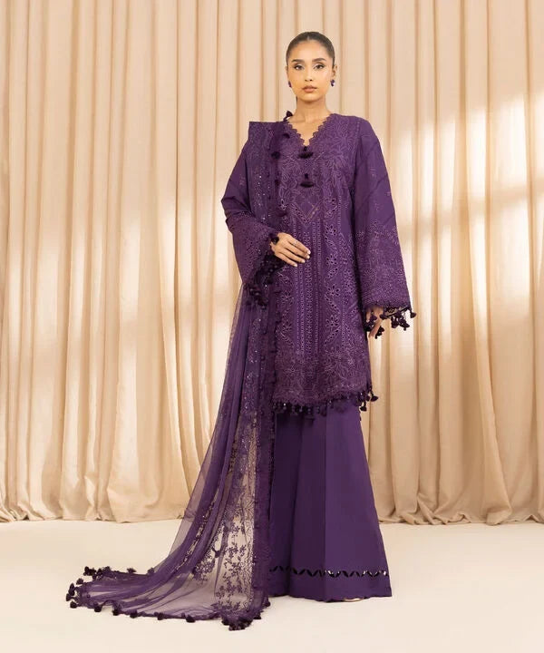 3 Piece - Embroidered Lawn Suit