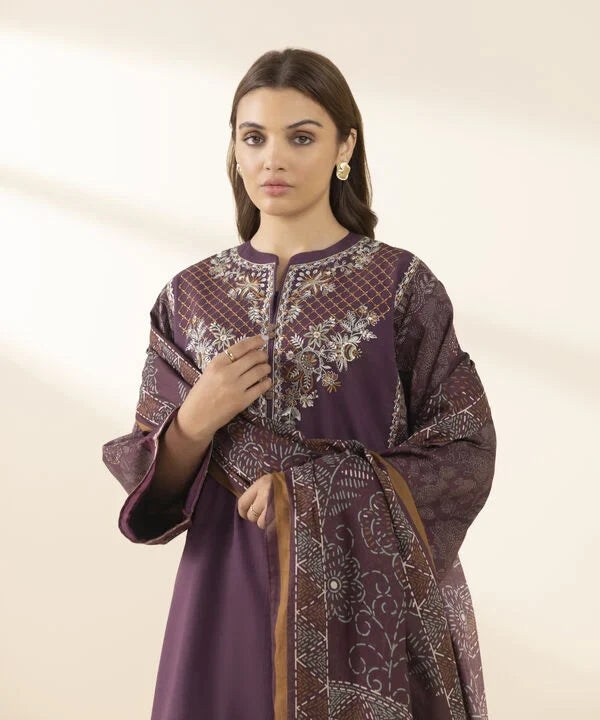 3 Piece - Printed Lawn Suit