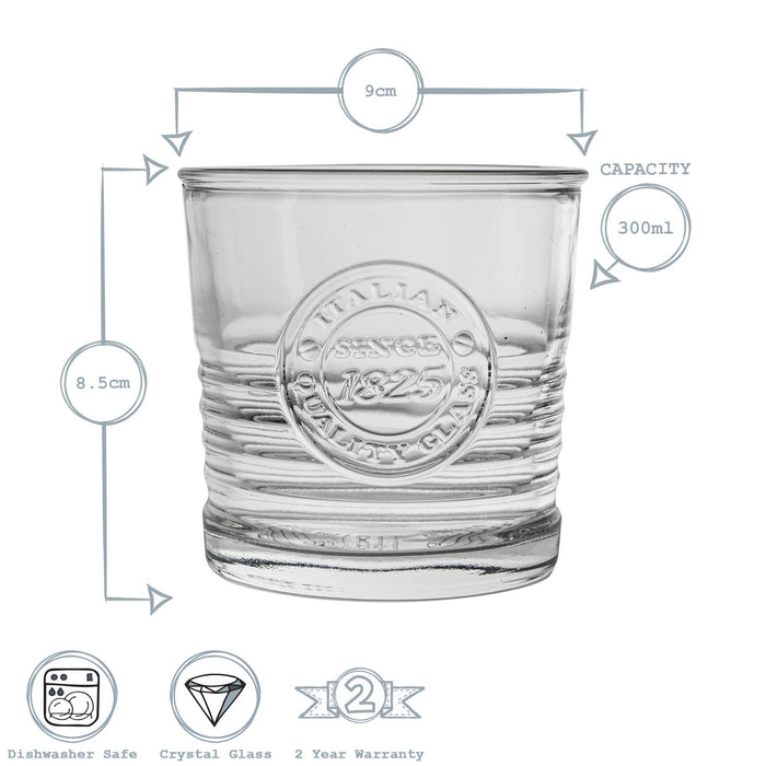 300ml Officina 1825 Double Whisky Glasses - Pack of Six