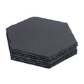 Hexagon Slate Placemats - Pack of 6 - By Argon Tableware