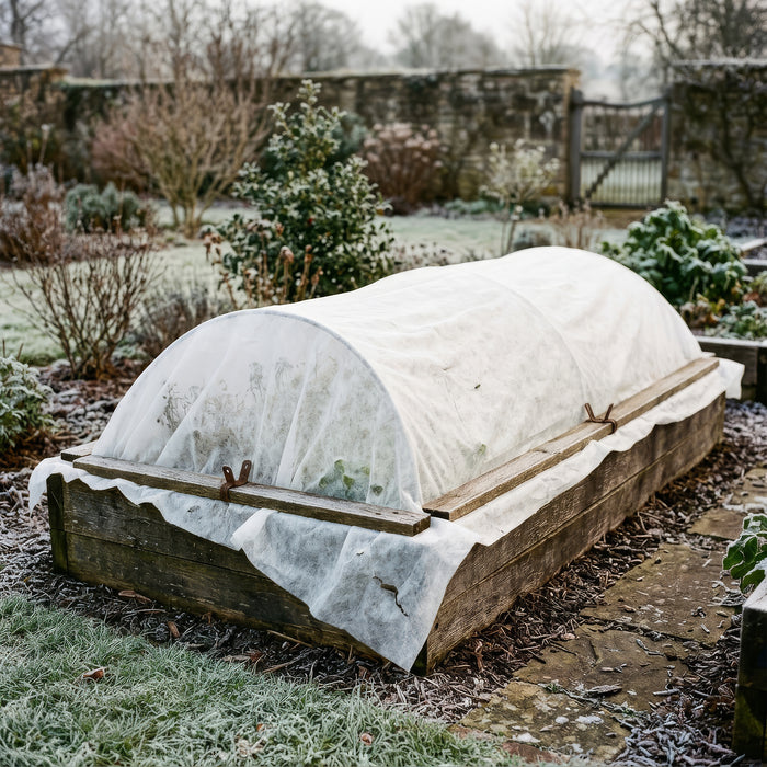 30gsm Garden Plant Frost Protection Fleece - 2m x 20m Total (2 Rolls)