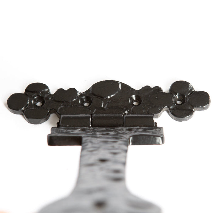 310mm Black Ornate T-Hinge