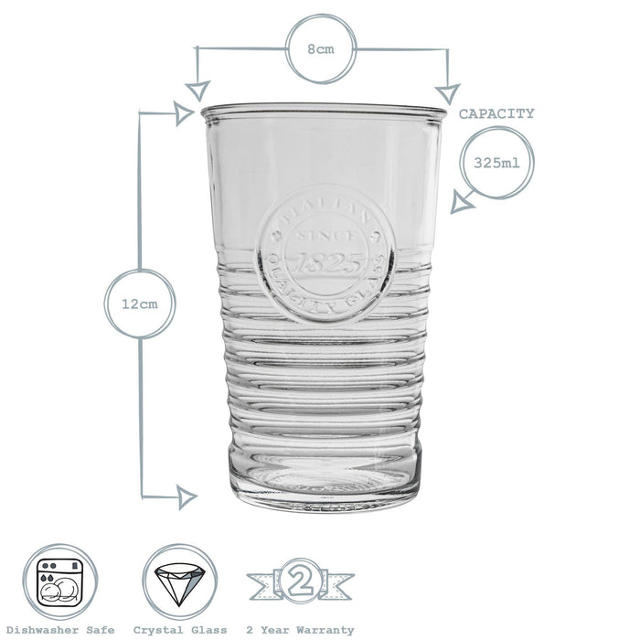 325ml Officina 1825 Highball Glasses - Pack of Six