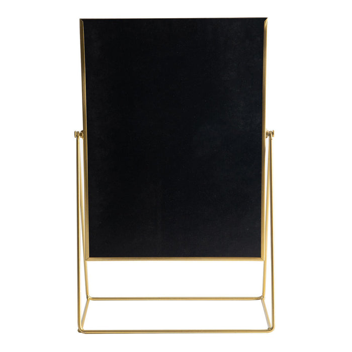 32cm x 50cm Gold Square Dressing Table Mirror