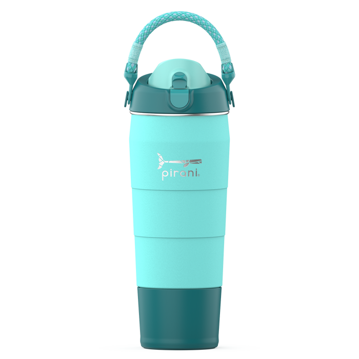 32oz PIRANI WATER BOTTLE, PARADISE BLUE