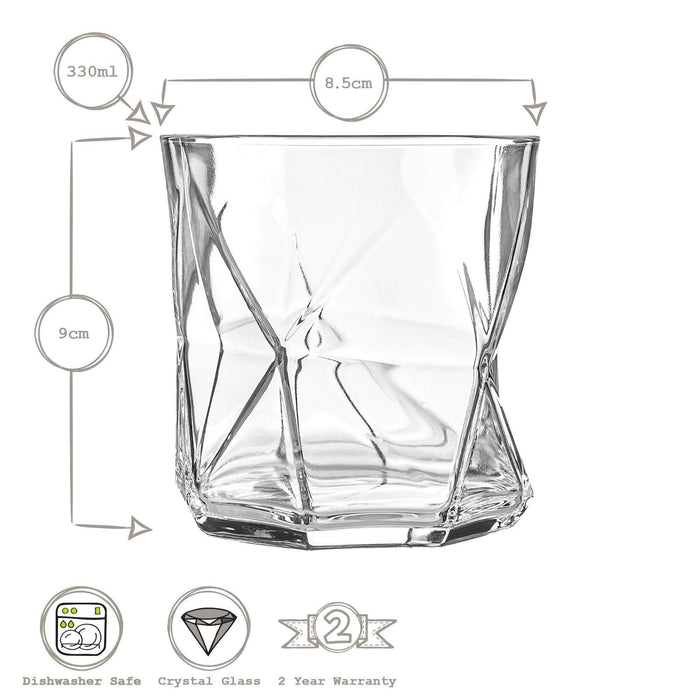 330ml Cassiopea Tumbler Glasses - Pack of Four