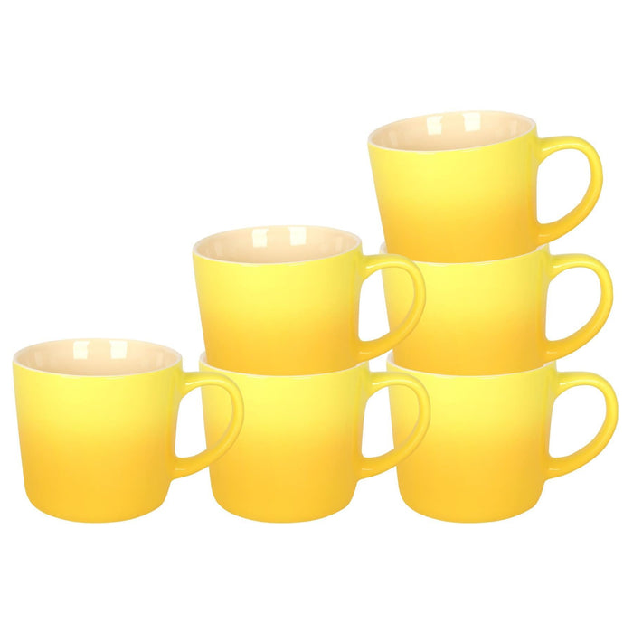330ml New Bone China Ombre Mugs - Pack of Six