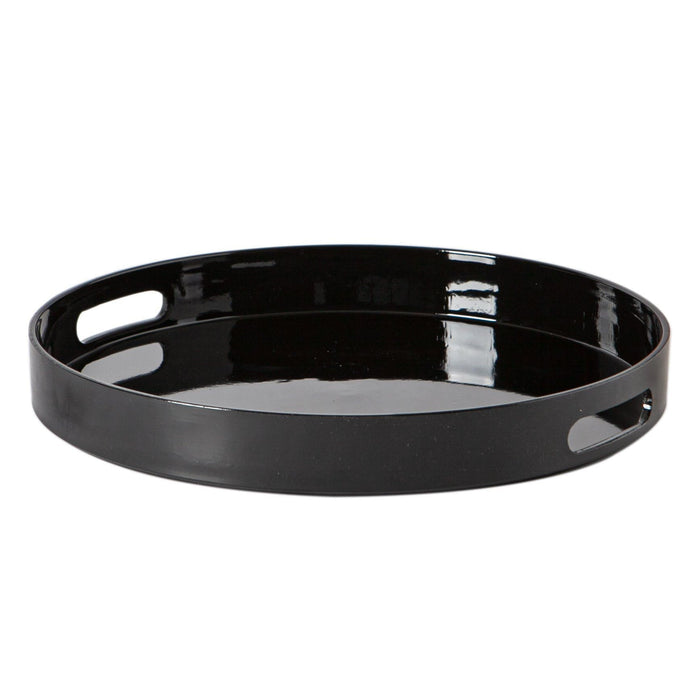 33cm Round Lacquer Tray