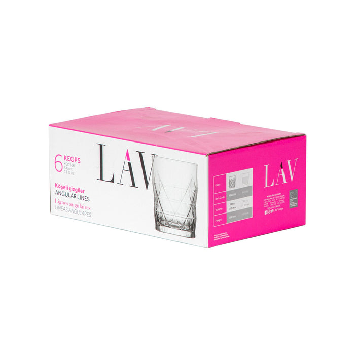 345ml Keops Whisky Glasses - Pack of Six