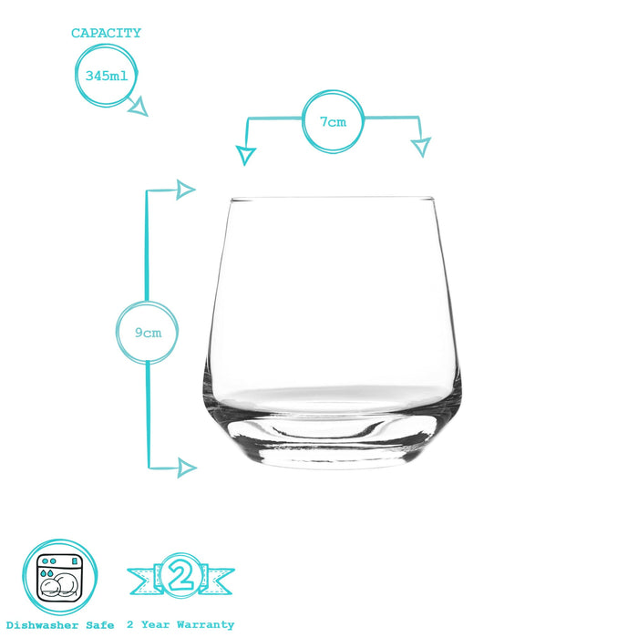 345ml Tallo Tumbler Glasses - Pack of Six