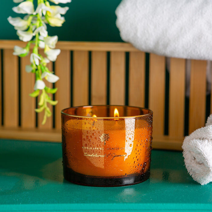 350g Double Wick Sandalwood & Jasmine Soy Wax Scented Candle