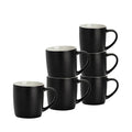 350ml Matt Coloured Coffee Mugs - Pack of Six