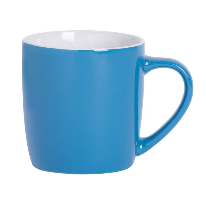 350ml Multi Coloured Coffee Mugs - Pack of Six