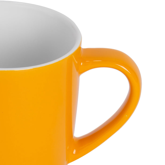 350ml Multi Coloured Coffee Mugs - Pack of Six