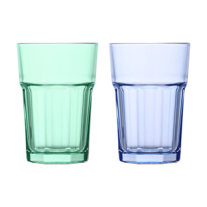 365ml Multicoloured Aras Highball Glasses - Pack of Six