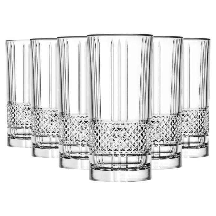 370ml Brillante Highball Glasses - Pack of 6