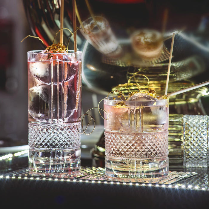 370ml Crystal Highball Glasses - Pack of 6