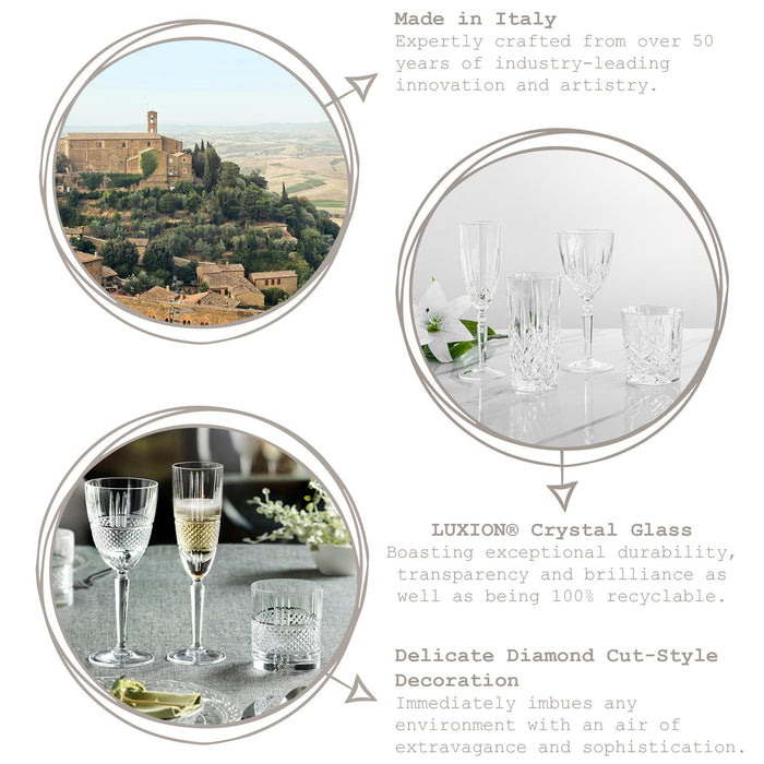 370ml Crystal Highball Glasses - Pack of 6