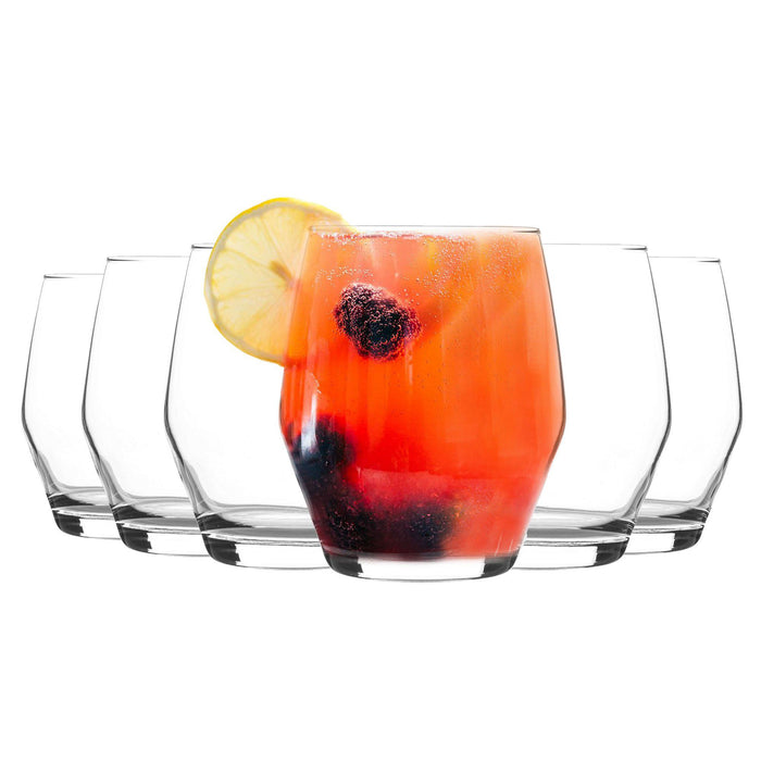 LAV 6 Piece Ella Whiskey Glasses Set - 370ml