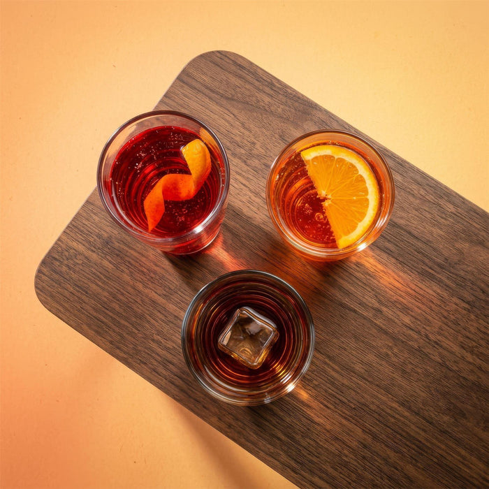380ml Conical Glass Tumblers - Pack of Six