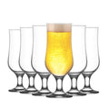 LAV 6 Piece Nevakar Stemmed Beer Glasses Set - 385ml