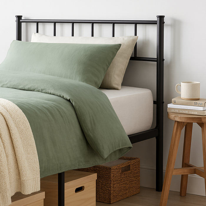 3ft Single Metal Bed Frame - Black