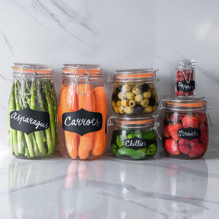 3L Classic Air tight Glass Storage Jar + Four Free Coloured Seals