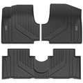 3W 2022-2024 Hyundai Ioniq 5 Custom Floor Mats TPE Material & All-Weather Protection Vehicles & Parts 3Wliners 2022-2024 Sliding Console 1st&2nd Row Mats