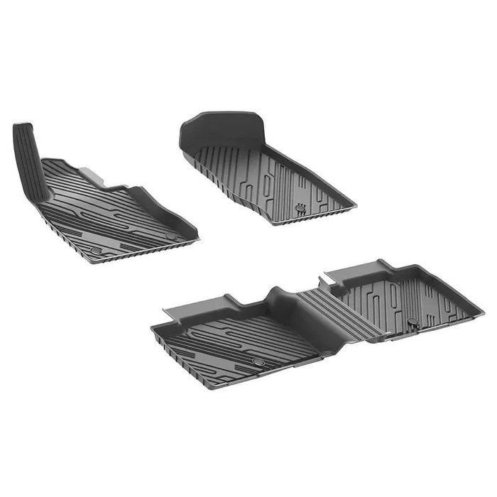 3W Ford Explorer 2020-2025 Floor Mats 7-Seat (Includes Hybrid) TPE Material & All-Weather Protection Vehicles & Parts 3Wliners