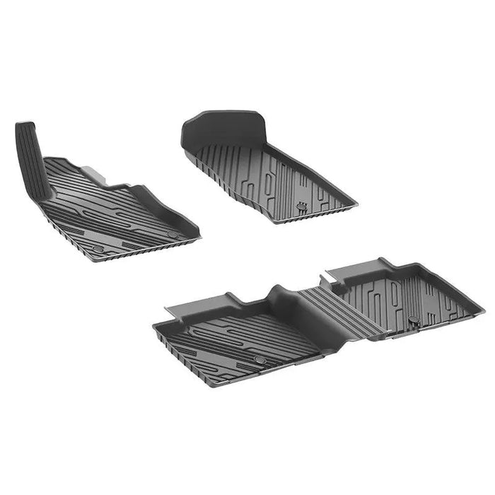 3W Ford Explorer 2020-2025 Floor Mats 7-Seat (Includes Hybrid) TPE Material & All-Weather Protection Vehicles & Parts 3Wliners
