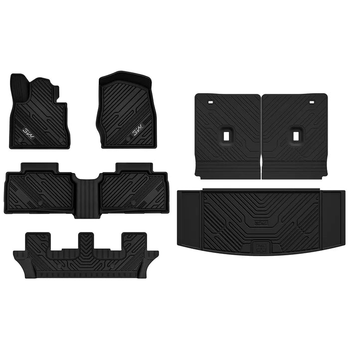2020-2026 / 7 Seat Explorer 2020-2026 / 1st&2nd&3rd Row Mats+Trunk Mat+Seat Back Protector
