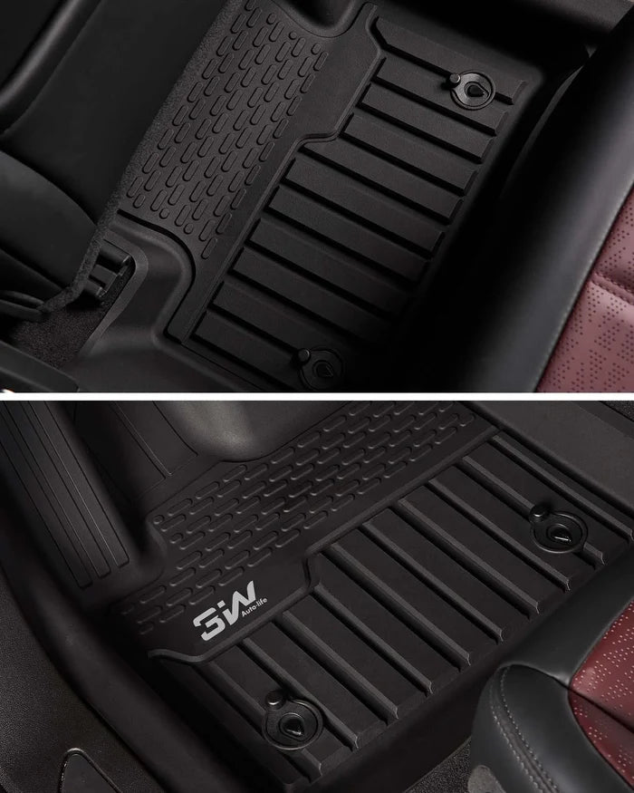 TPE Floor Mats for Jaguar F-pace & Land Rover Range Rover Velar 2017-2026 Custom Fit, Heavy Duty Mats, Anti-Slip, Non-Slip, Easy To Clean, Durable, Waterproof Protection