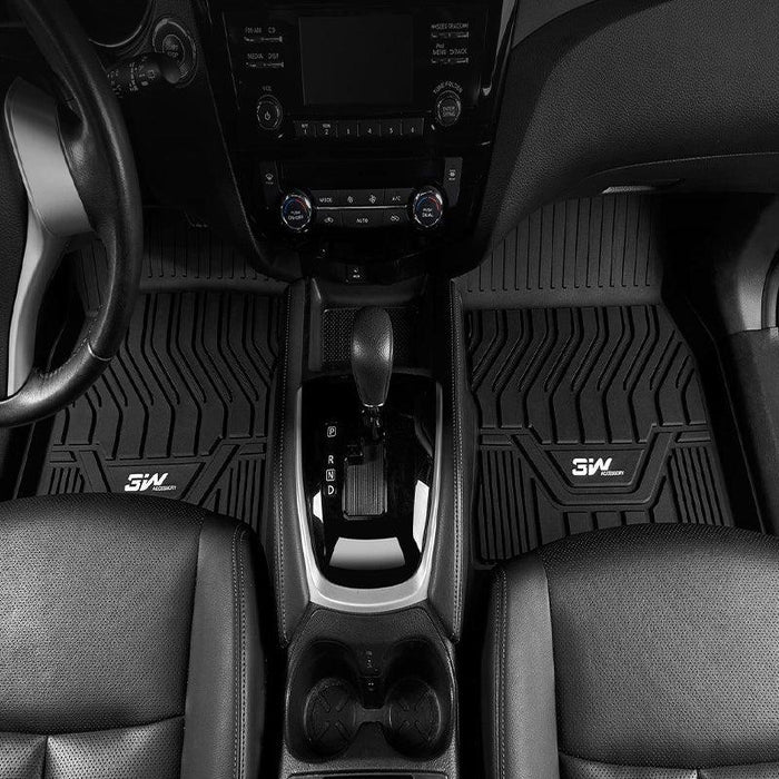 3W Nissan Rogue 2021-2025 (NOT for Sport) Custom Floor Mats TPE Material & All-Weather Protection Vehicles & Parts 3Wliners