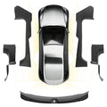 3W Tesla Model 3 Highland 2024-2026 Door Sill Guards 5PCS Trunk Protector Custom Fit Car Accessories TPE Anti-Kick Door Entry Cover