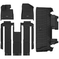3W Toyota 2025 Sienna Platinum 7 Seat Custom Floor Mats / Trunk Mat