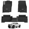 2024-2027 / Tacoma Double Cab / 1st&2nd Row Mats with Metal Pedals