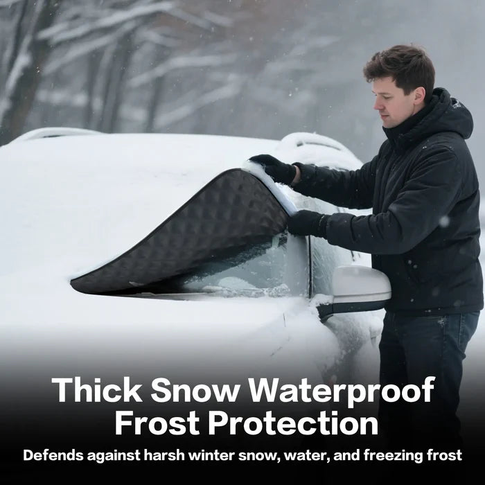 3W Windshield Cover for Ice and Snow  Universal Fit for Car, SUV, Truck and Van,Graphene-Insulated,Triple-Layer Warmth, Universal Fit, UV Protection Car Accesories