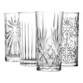 4 Piece 370ml Mixology Highball Glass Set