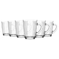 400ml Hestia Glass Mugs - Pack of 6