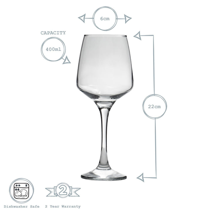 400ml Tallo Wine Glasses - Pack of Six