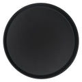 40.5cm Black Round Plastic Non-Slip Serving Tray - By Argon Tableware