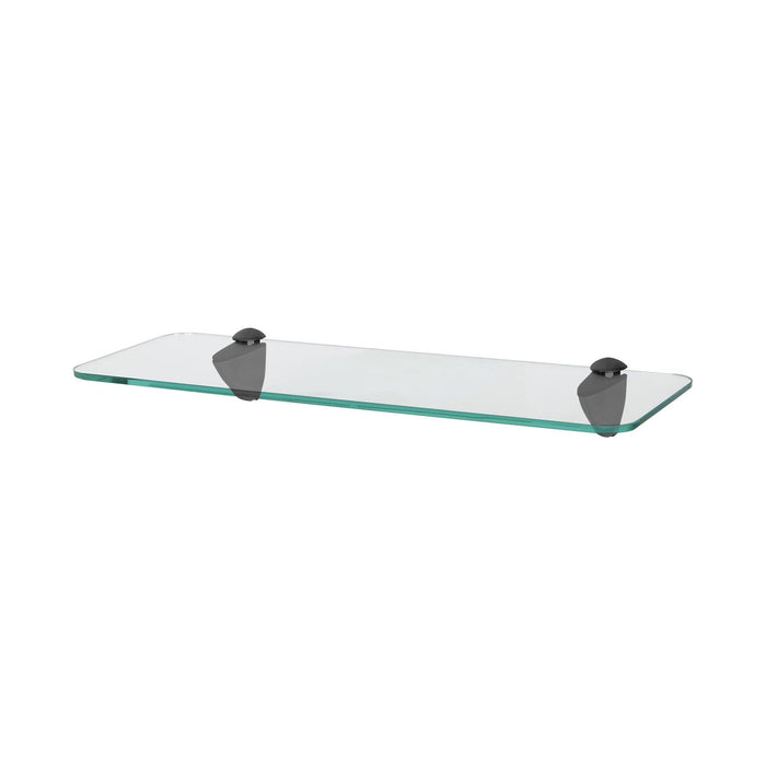 40cm Rounded Floating Glass Shelf