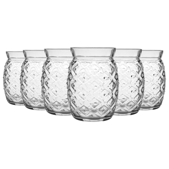 Bormioli Rocco 6 Piece Sour Pineapple Cocktail Glasses Set - 455ml