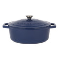 4.68L Oval Cast Iron Casserole Dish