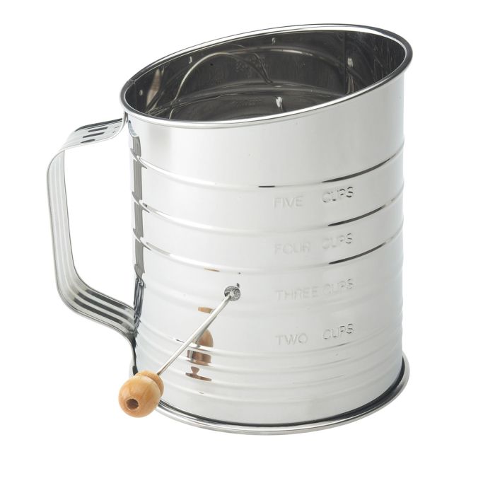5 CUP HAND CRANK SIFTER