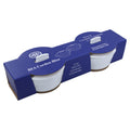 5 oz ROUND COQUETTES with LID, SET of 2