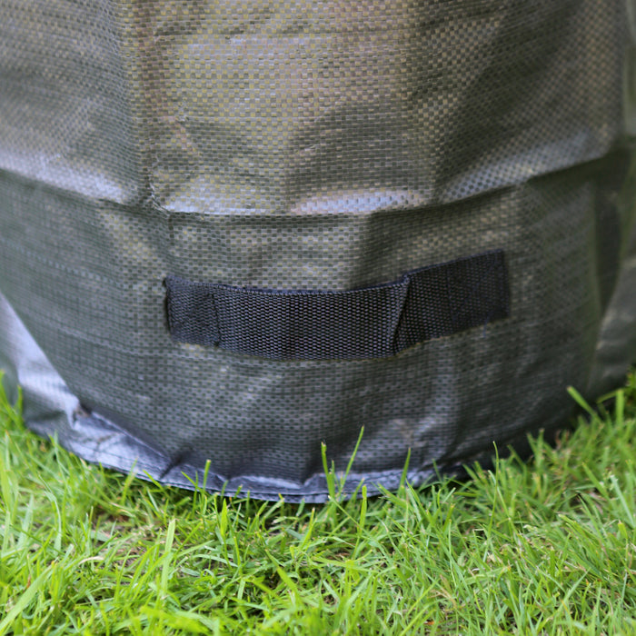 500L Black Heavy-Duty Garden Waste Bags - Pack of 2